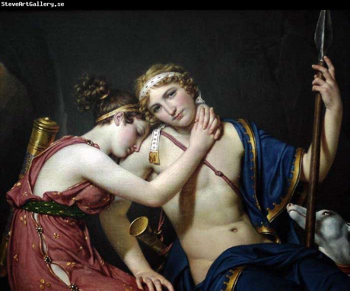 Jacques-Louis  David The Farewell of Telemachus and Eucharis